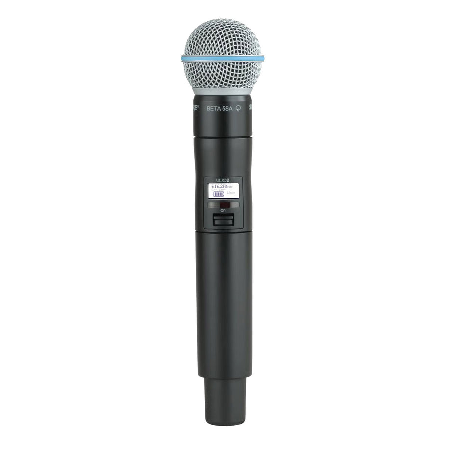 SHURE ULXD2/B58-G55 Transmisor de mano para sistema inalámbrico digital ULXD, cápsula BETA58 ULXD2/B58-G55
