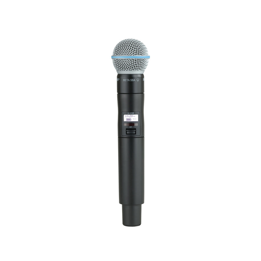 SHURE ULXD2/B58-J50 Transmisor de mano digital ULXD2 con capsula Beta 58A ULXD2/B58-J50