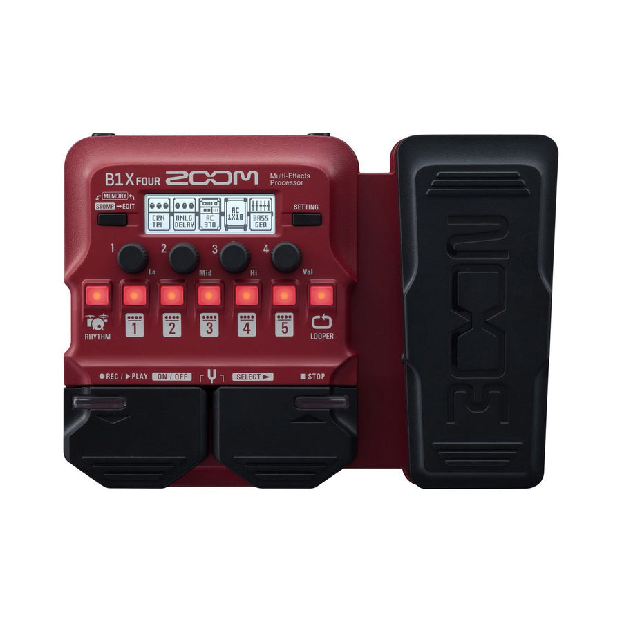 ZOOM ZB1XFOUR Pedal multiefectos para bajo ZB1XFOUR