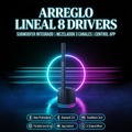 Sistema Portátil de Audio | Arreglo lineal de 8 altavoces | Subwoofer | Mezclador Integrado de 3 canales | Bluetooth | Configuación mediante App L1PRO8