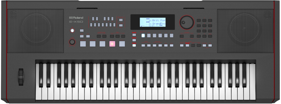 Teclado Arrenger 61 teclas c/bocinas, audio Bluetooth, E-X50