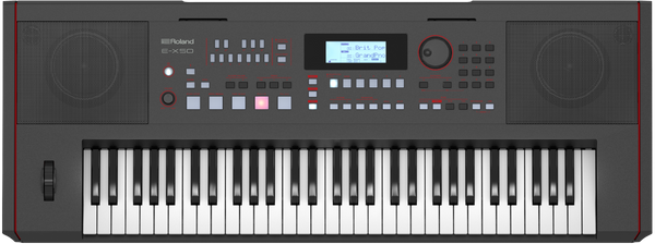Teclado Arrenger 61 teclas c/bocinas, audio Bluetooth, E-X50