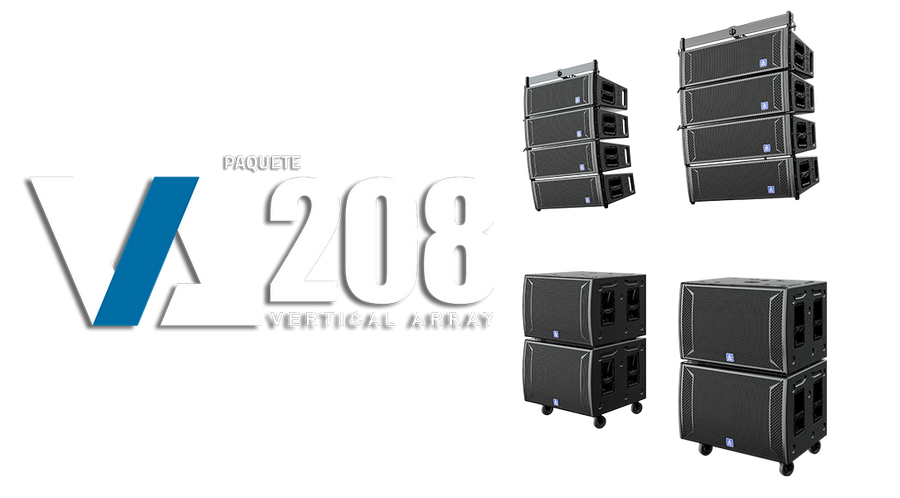 Sistema de Audio Amplificado Elipsis VA208 LINE ARRAY