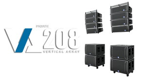 Sistema de Audio Amplificado Elipsis VA208 LINE ARRAY