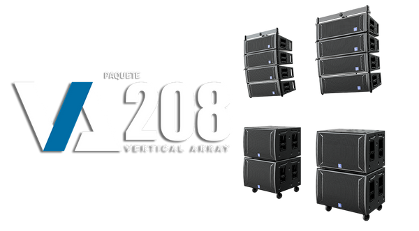 Sistema de Audio Amplificado Elipsis VA208 LINE ARRAY