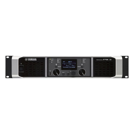 Amplificador de audio Clase D | 300 W x 2 a 8&Omega; | 500 W x 2 a 4&Omega;. | Baja Impedancia | Procesamiento Inteligente PX3