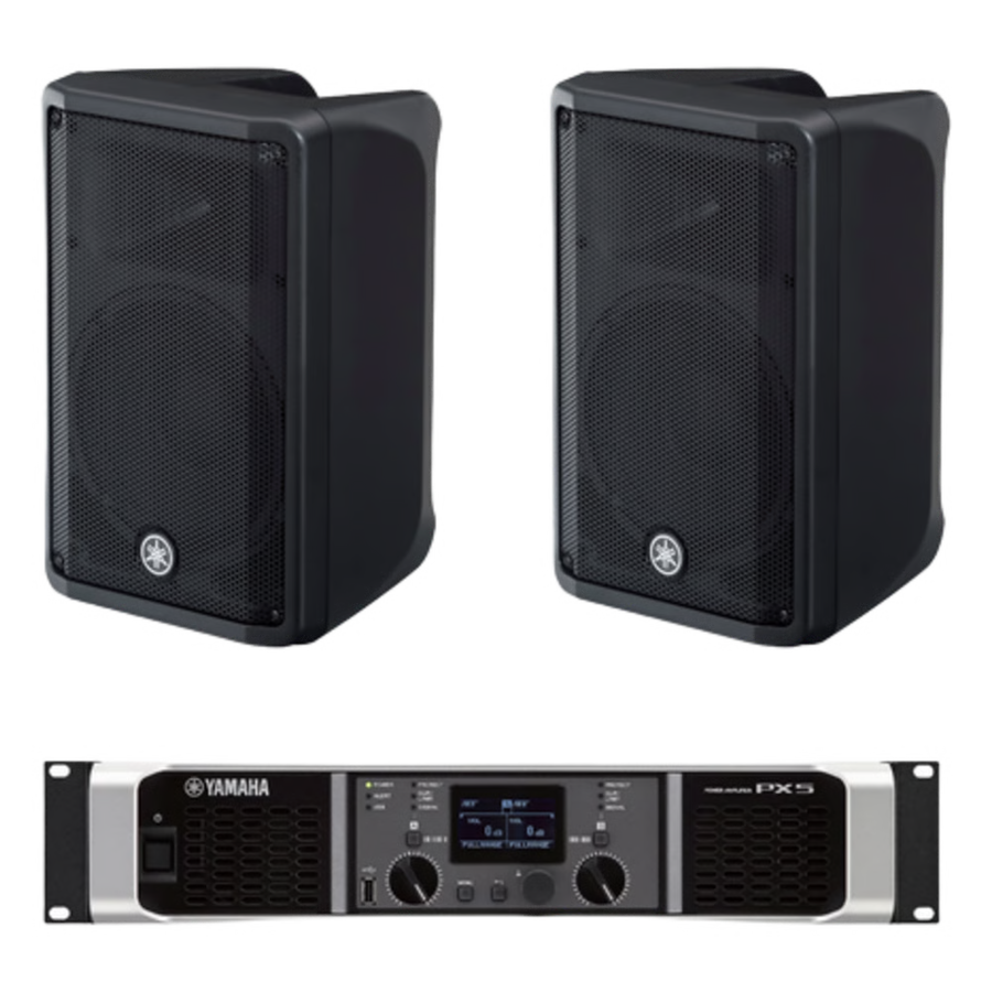 Kit Refuerzo Sonoro | Incluye 2 Bocinas CBR10 y 1 Amplificador PX5 | Ideal para Audio en primer Plano CBR10KIT/PX