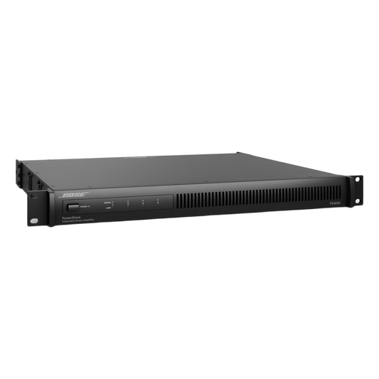 Amplificador de Audio PowerShare | 4x100w | Potencia Adaptable | 4 Canales Dante | Alta y Baja Impedancia PS404D