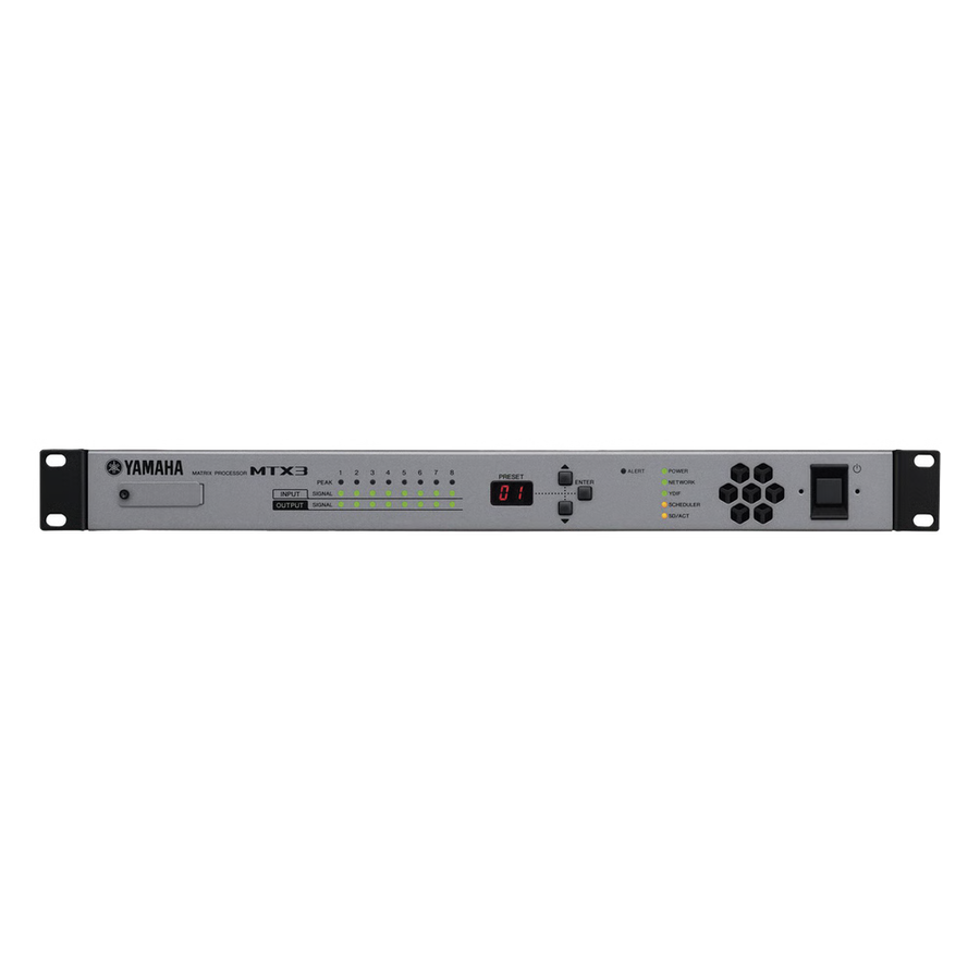 Procesador Matricial de Audio | 26 Entradas | 8 Salidas | Ideal para Instalaciones Comerciales MTX3