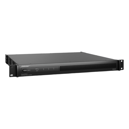 Amplificador de Audio PowerShare | 4x150w | Potencia Adaptable | 4 Canales Dante | Alta y Baja Impedancia PS604D