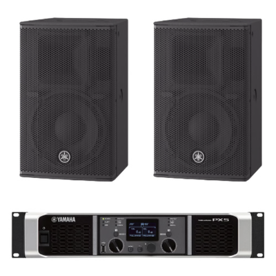 Kit Refuerzo Sonoro | Incluye 2 Bocinas CHR10 y 1 Amplificador PX5 | Ideal para Aplicaciones de Música en Primer Plano CHR10KIT/PX