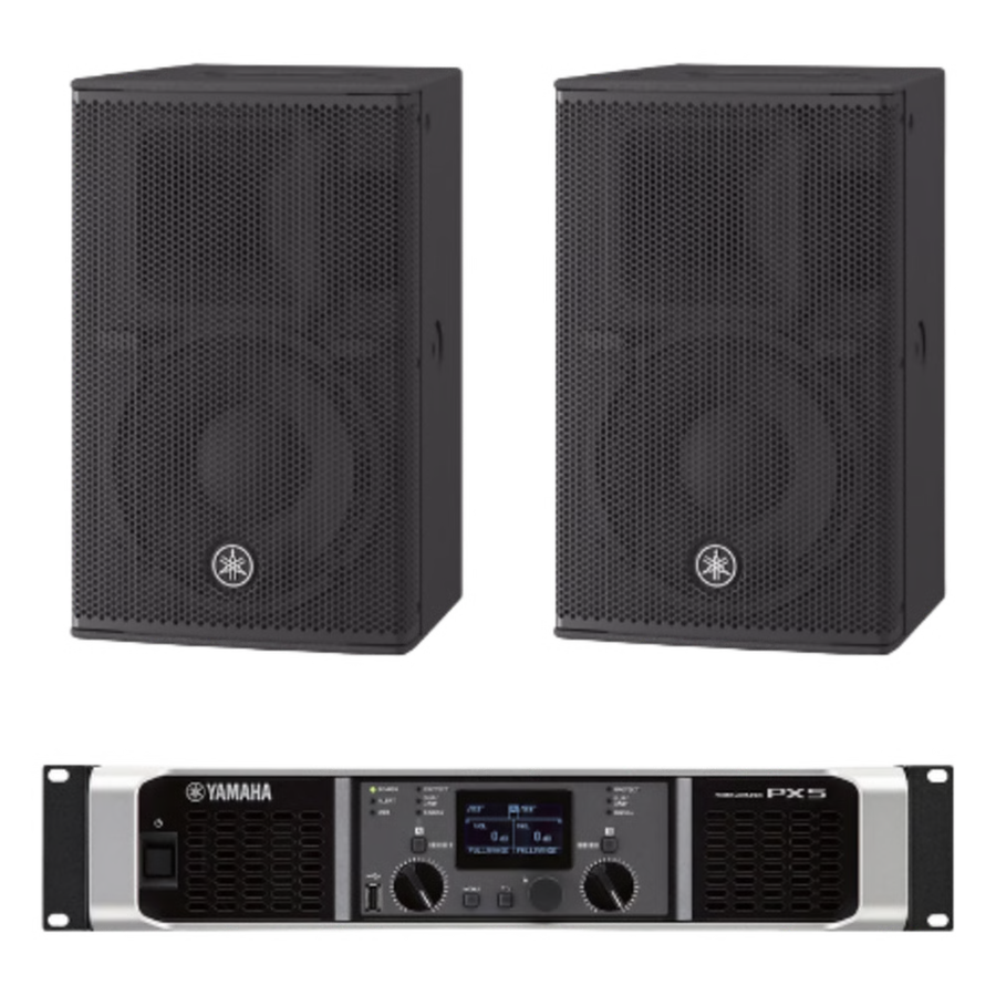 Kit Refuerzo Sonoro | Incluye 2 Bocinas CHR10 y 1 Amplificador PX5 | Ideal para Aplicaciones de Música en Primer Plano CHR10KIT/PX