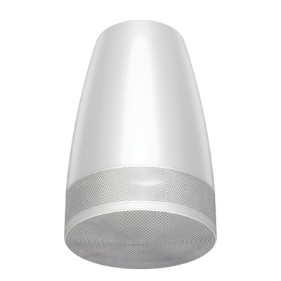 Altavoz Colgante Luna | Designmax | Sistema de Rango Extendido | Array Circular Ring Array&trade; 8 Drivers | Woofer 8" Integrado | Cobertura 140° | Color Blanco DML88PW