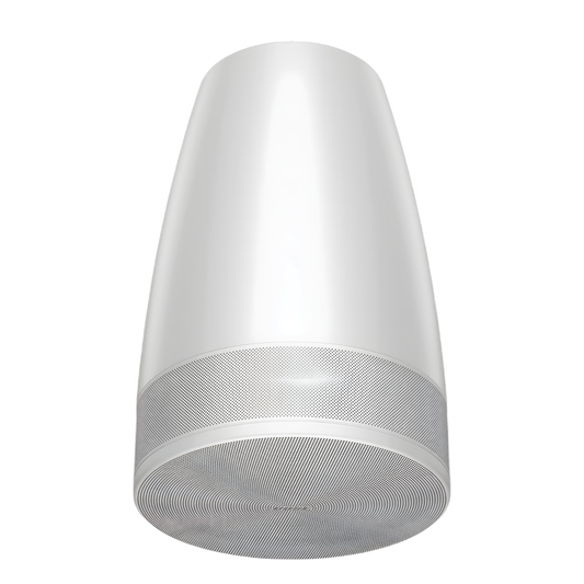 Altavoz Colgante Luna | Designmax | Sistema de Rango Extendido | Array Circular Ring Array&trade; 8 Drivers | Woofer 8" Integrado | Cobertura 140° | Color Blanco DML88PW