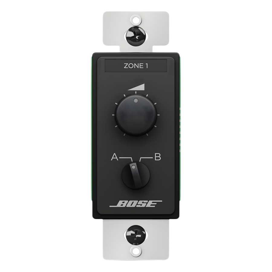 Control de Volumen y Selector de fuente 2 pasos | Compatible con Freespace, Veritas y Controlspace+ | Negro CC2B