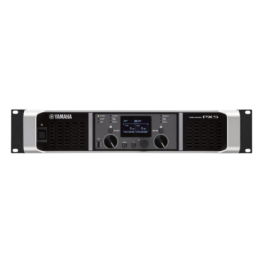 Amplificador de audio Clase D | 500 W x 2 a 8&Omega; | 800 W x 2 a 4&Omega;. | Baja Impedancia | Procesamiento Inteligente PX5