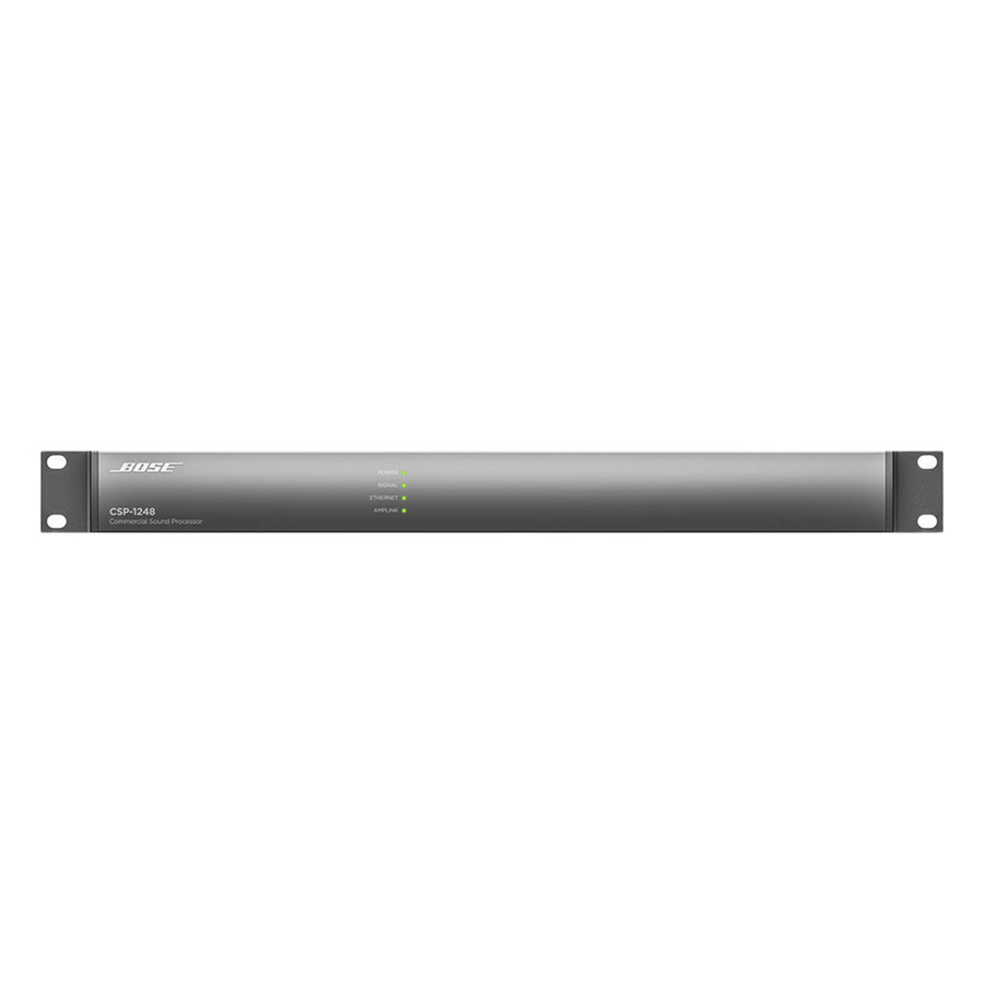Procesador de Audio | 12 x 4 I/O Análogas | 8 Canales Amplink Out | DSP Integrado | Arquitectura Fija CSP-1248