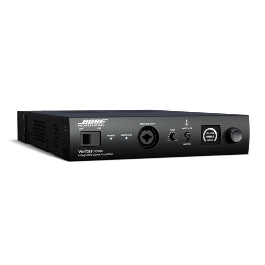 Amplificador Veritas | 1x100W | 70V-100V | Bluetooth 5.0 | DSP | Entradas Balanceadas y RCA | Alta Impedancia 1100BH