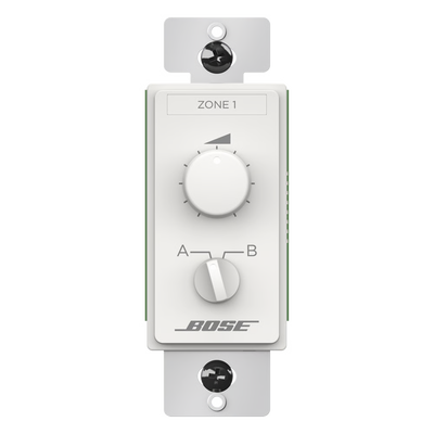 Contolador de Volumen y Selector de fuente 2 pasos | Compatible con Amplificadores Freespace, Veritas y Powerspace+ | Blanco CC2