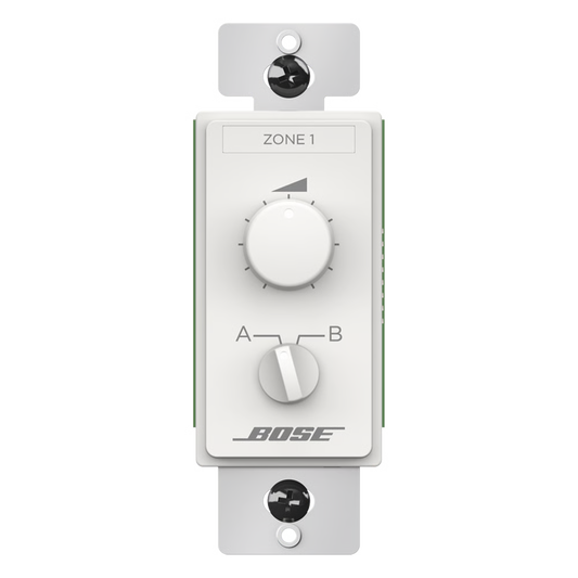 Contolador de Volumen y Selector de fuente 2 pasos | Compatible con Amplificadores Freespace, Veritas y Powerspace+ | Blanco CC2