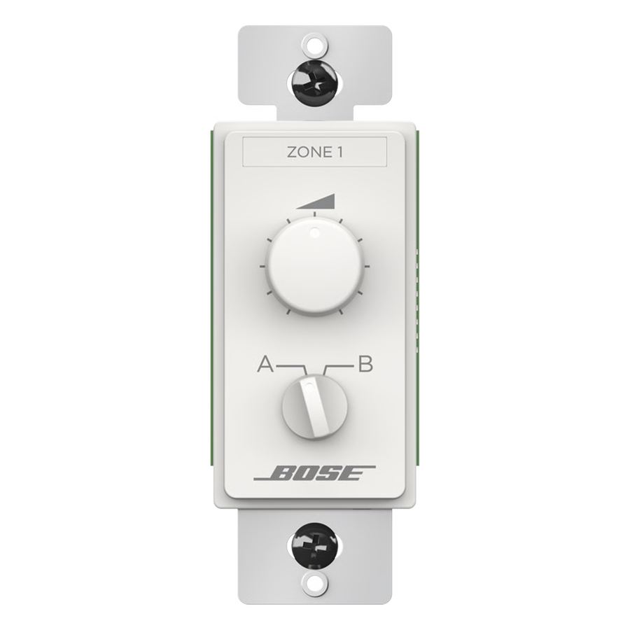 Contolador de Volumen y Selector de fuente 2 pasos | Compatible con Amplificadores Freespace, Veritas y Powerspace+ | Blanco CC2