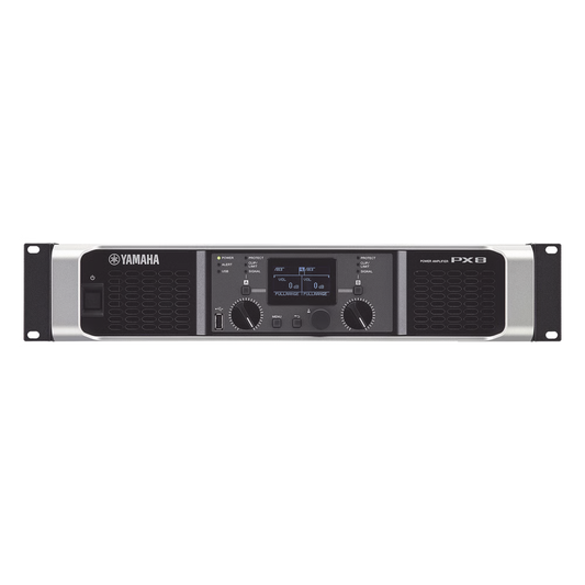Amplificador de audio Clase D | 800 W x 2 a 8&Omega; | 1050 W x 2 a 4&Omega;. | Baja Impedancia | Procesamiento Inteligente PX8