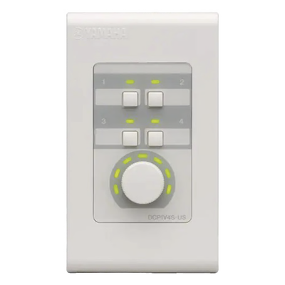 Panel de Control Digital | 1 Volumen | 4 Switches Configurables | Compatible con Procesadores Serie MA, PA, y MTX DCP1V4S