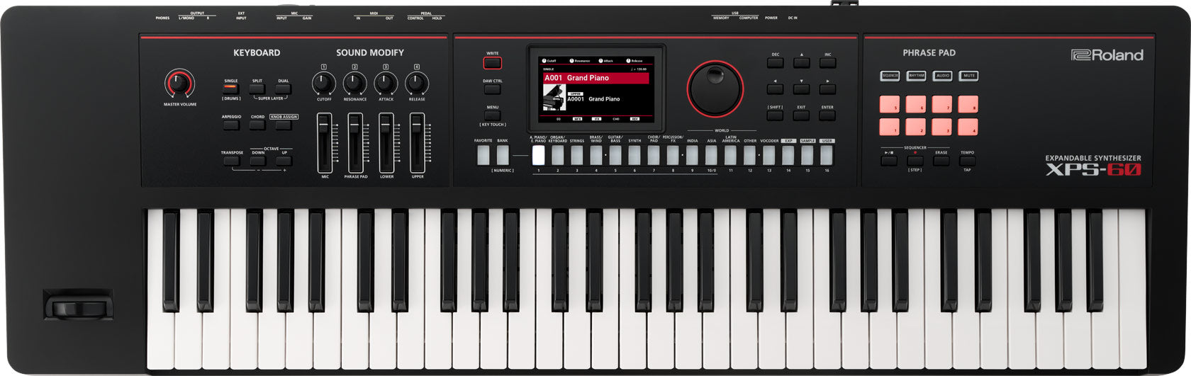 Teclado Sintetizador Expandible 61 teclas con Vocoder XPS-60