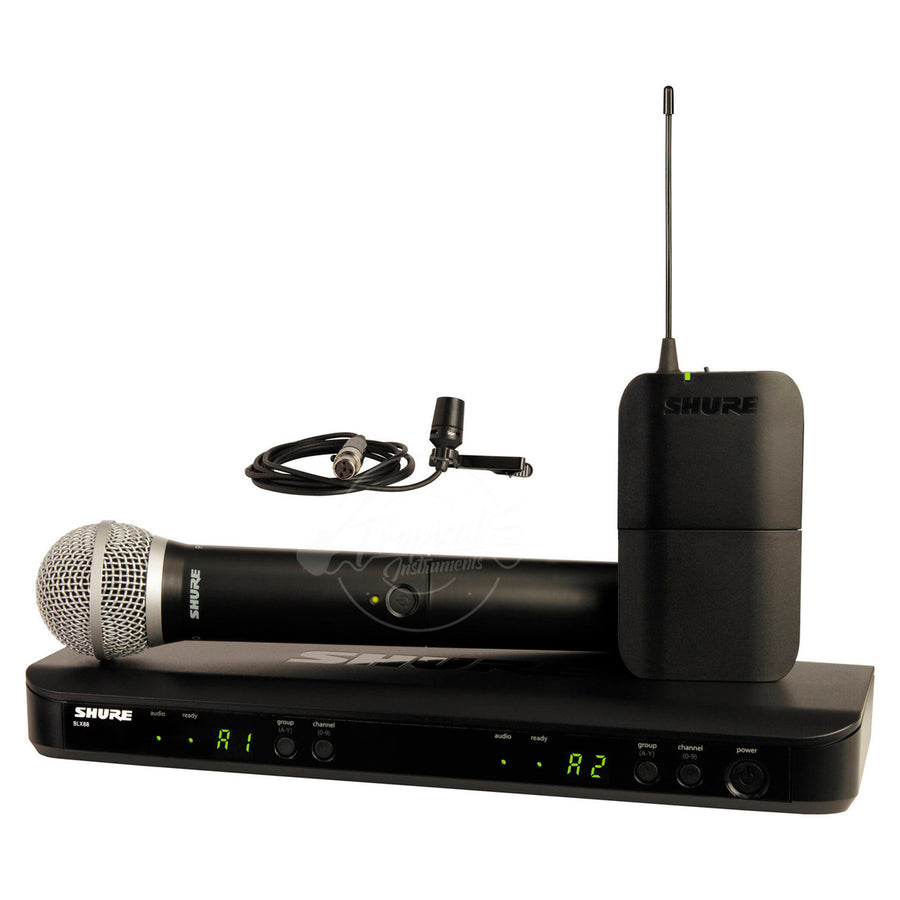 Sistema Shure BLX1288/CVL  de Micrófono Inalámbrico de 2 Canales