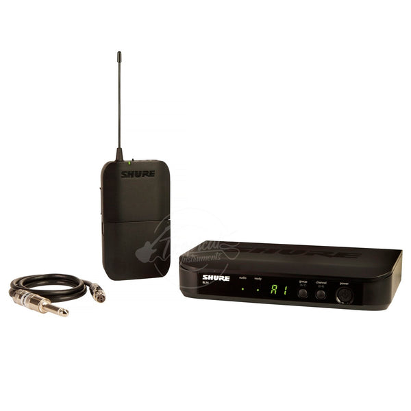 Sistema Shure BLX14 Inalámbrico Portátil de Bajo y Guitarra