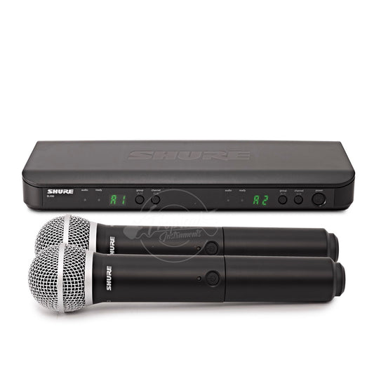 Sistema Shure BLX288/PG58 Inalámbrico, Transmisores de mano con cápsula PG58
