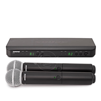 Sistema Shure BLX288/SM58 Inalámbrico, Transmisores de mano con cápsula SM58