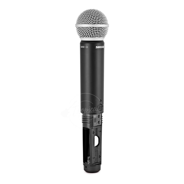 Sistema Shure BLX288/SM58 Inalámbrico, Transmisores de mano con cápsula SM58