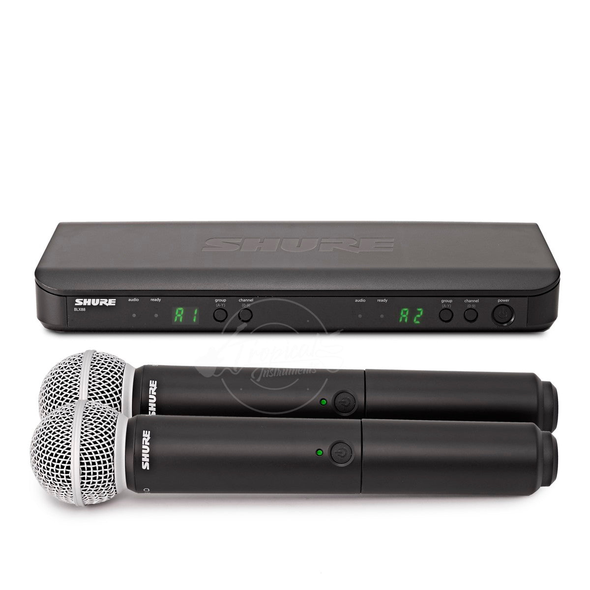 Sistema Shure BLX288/SM58 Inalámbrico, Transmisores de mano con cápsula SM58