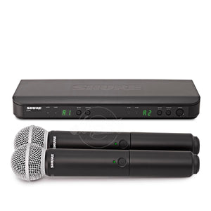 Sistema Shure BLX288/SM58 Inalámbrico, Transmisores de mano con cápsula SM58
