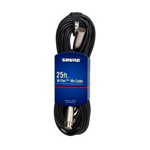 Cable Shure C25J Hi-Flex, 7.6m, con conectores XLR