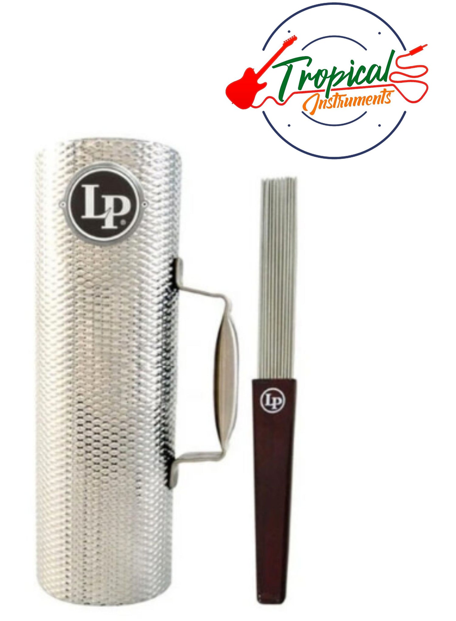 GUIRO LP MERENGUE METAL C/RASPADOR LP305