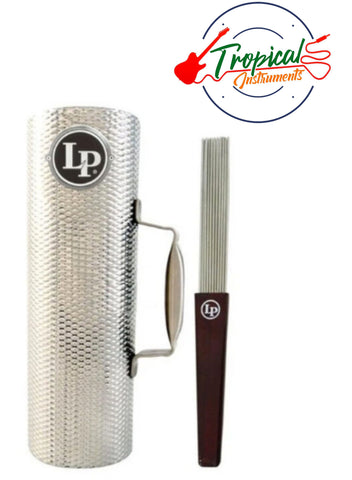 GUIRO LP MERENGUE METAL C/RASPADOR LP305