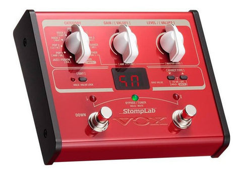 PEDAL PROCESADOR DE 60 EFECTOS PARA BAJO STOMPLAB-1B-SL-1B  STOMPLAB1B