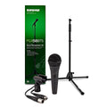 Microfono Shure Dinamico Pga58-bts  Pedestal Cable Paquete