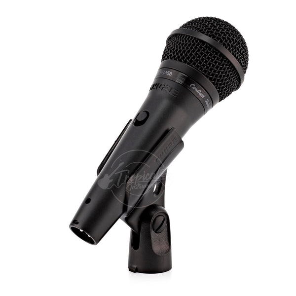 Microfono Shure Dinamico Pga58-bts  Pedestal Cable Paquete