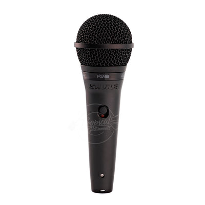 Micrófono Shure  Vocal Dinámico Cardioide + Cable XLR  PGA58