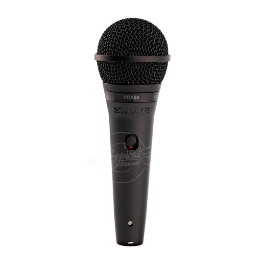 Micrófono Shure  Vocal Dinámico Cardioide + Cable XLR  PGA58