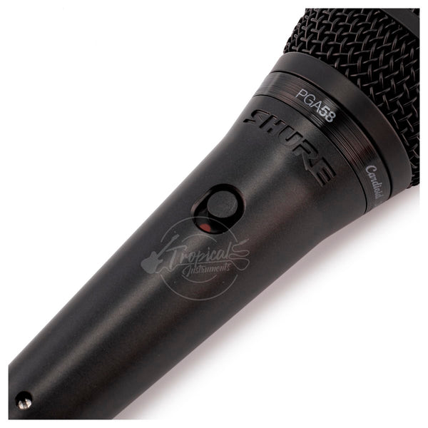 Micrófono Shure  Vocal Dinámico Cardioide + Cable XLR  PGA58