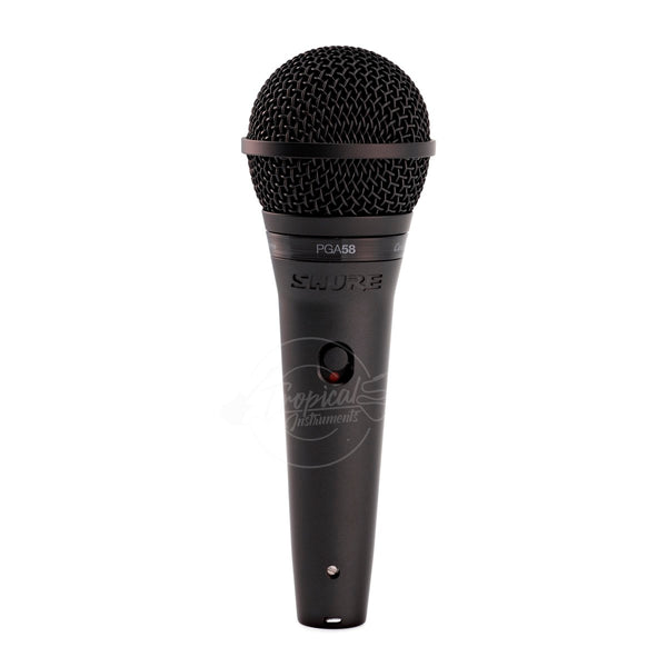 Micrófono Shure  Vocal Dinámico Cardioide + Cable XLR  PGA58