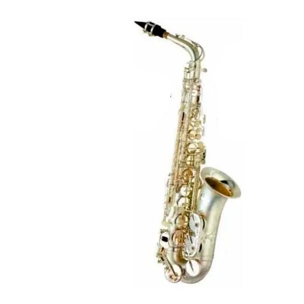 Saxofon Alto Silvertone Slsx017 Plata Mate