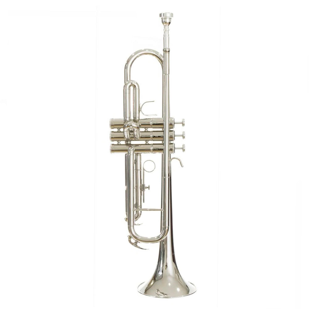 Trompeta Silvertone Nueva Sib Niquelada Doble Llave 3n, Sltp013 ...