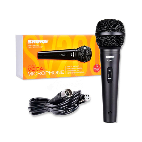 Microfono Shure SV200 W Bobina Movil Con Cable