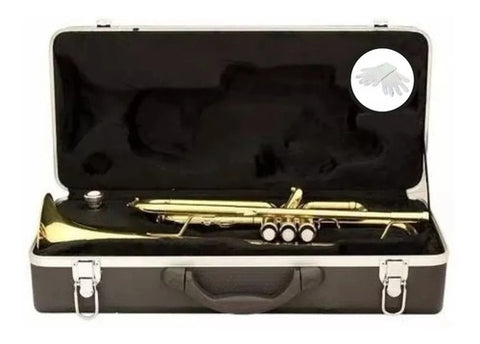 TROMPETA SI BEMOL BLESSING LAQUEADO CON ESTUCHE 6418L