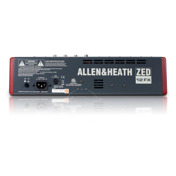 Mezcladora Allen y Heath ZED-12FX  Compacto Estéreo USB